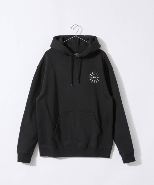 ハフ HUF DIGITAL DOMAIN P/O HOODIE PF00618 パーカー 長袖 フード プルオーバー フィーディ カジュアル シンプル スウェ