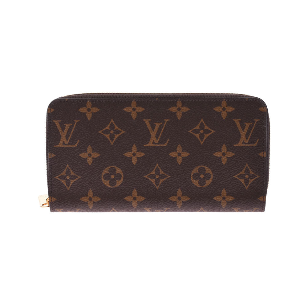 LOUIS VUITTON ルイヴィトン モノグラム ジッピーウォレット コクリコ M41896 ユニセックス モノグラムキャンバス 長財布 新同 中古 