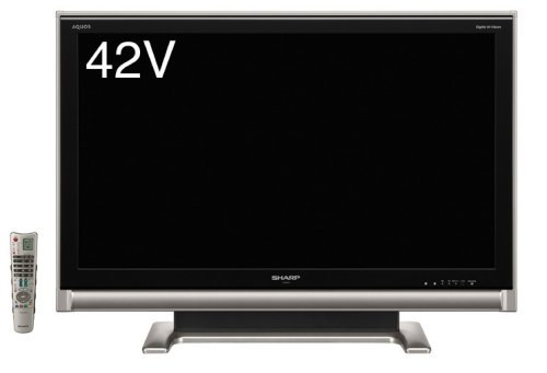 SHARP 42V型 フルハイビジョン 液晶テレビ AQUOS LC-42RX1W【中古品】