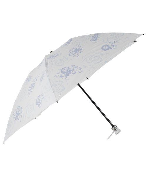 プレミアムホワイト PREMIUM WHITE 日傘 折りたたみ 完全遮光 晴雨兼用 軽量 雨傘 レディース 50cm 遮光率 UVカット 100% コンパクト