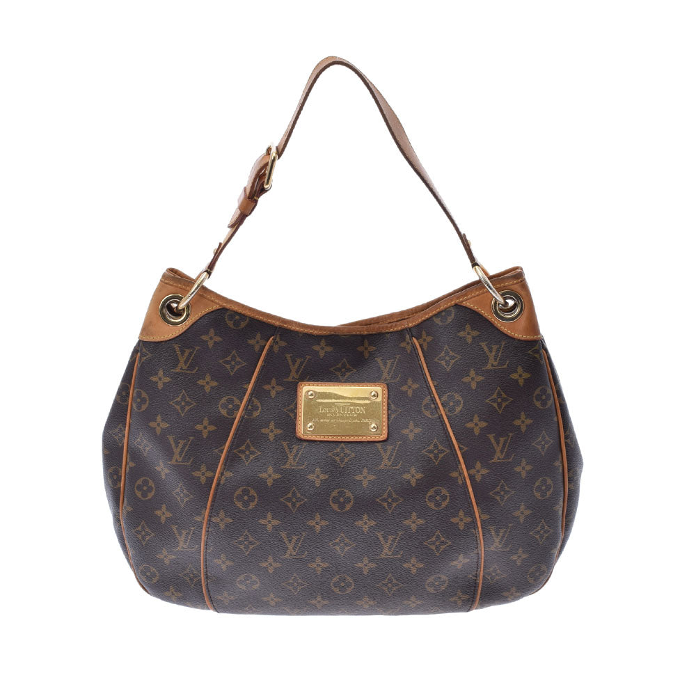 LOUIS VUITTON ルイヴィトン モノグラム ガリエラPM ブラウン M56382 レディース モノグラムキャンバス ショルダーバッグ Bランク 中古 