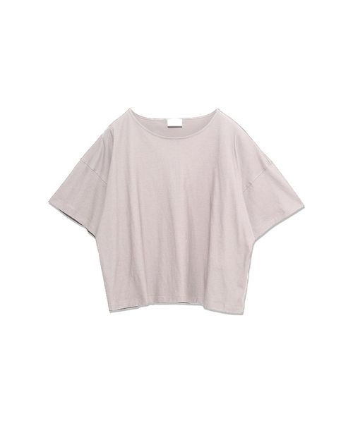 サニデイズ トウキョウ/スープルクールコットン 5分袖Tシャツ LADIES