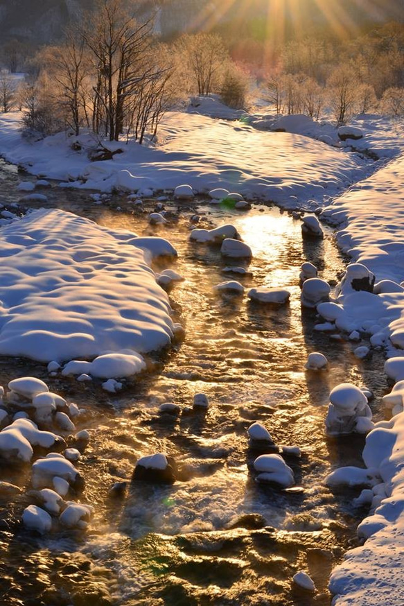 A4 写真　プリント　白馬大橋