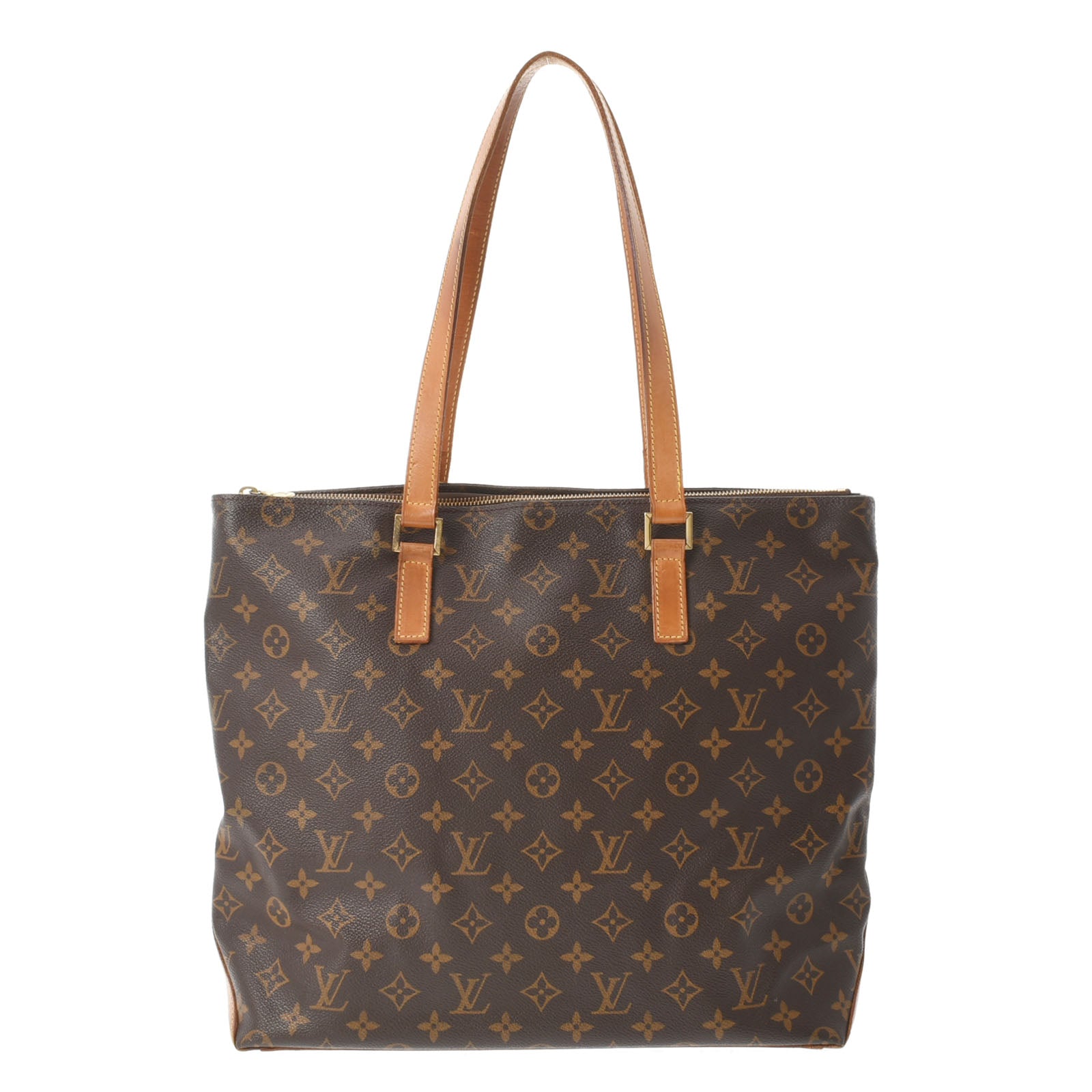 LOUIS VUITTON ルイヴィトン モノグラム カバ・メゾ ブラウン M51151 ユニセックス モノグラムキャンバス トートバッグ Bランク 中古 