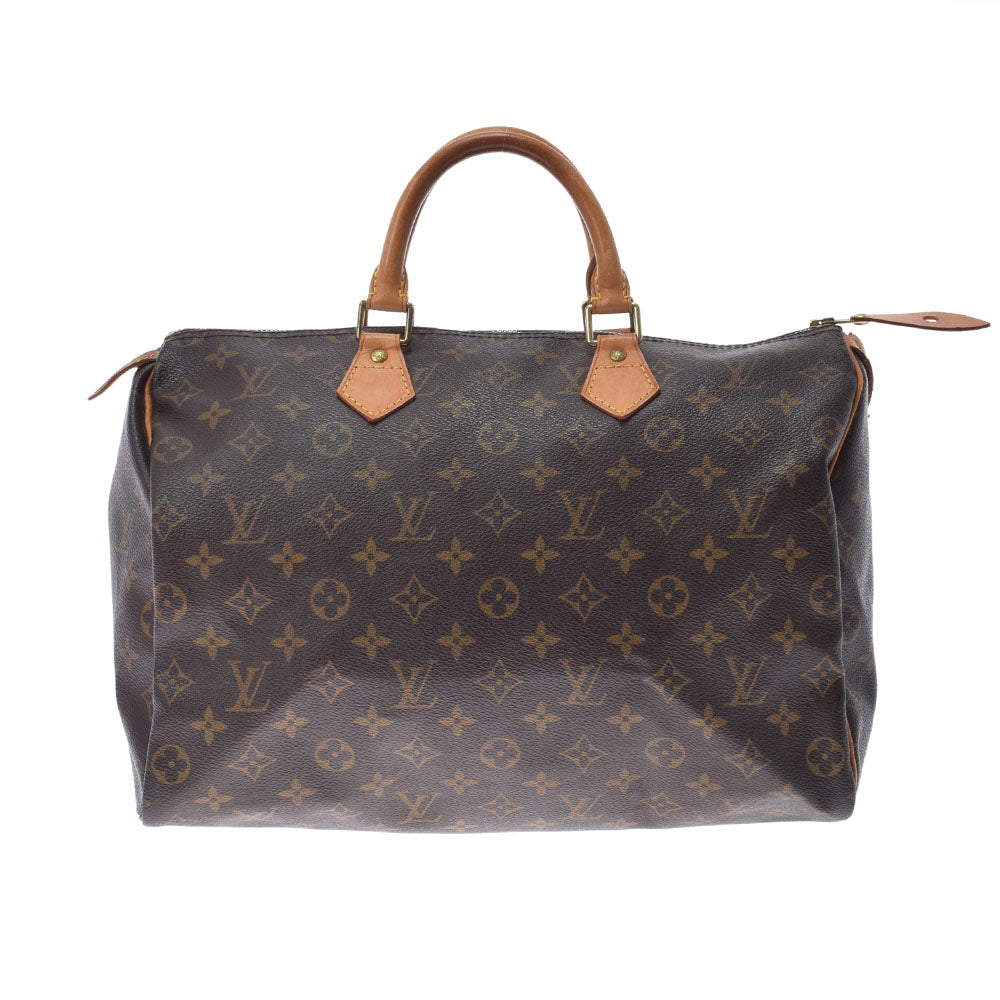 LOUIS VUITTON ルイヴィトン モノグラム スピーディ35 ブラウン M41524 ユニセックス モノグラムキャンバス ハンドバッグ Bランク 中古 