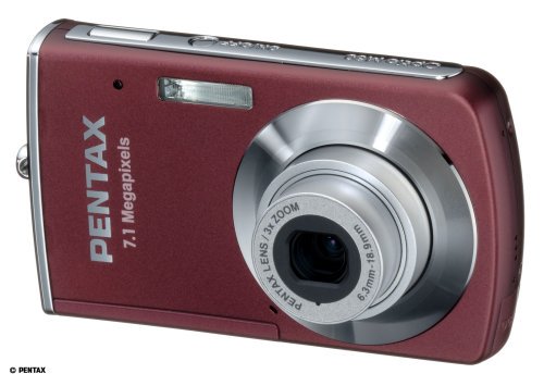 PENTAX デジタルカメラ Optio (オプティオ) M30 ワインレッド【中古品】