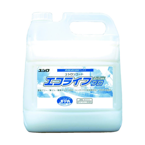 ユシロ化学工業 ユシロ 環境対応エコワックス 18L 3110008031 1本 768-4533（直送品）