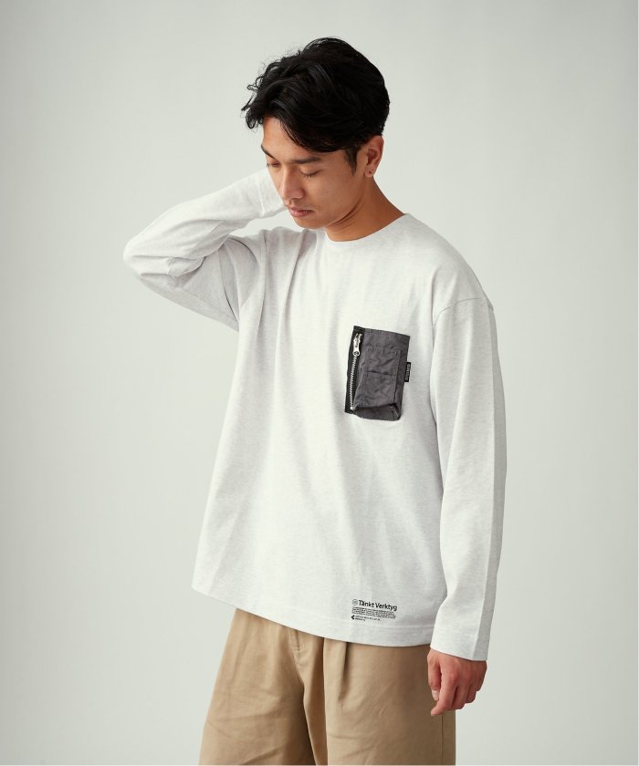 ベーセーストック/《予約》OLIVEDRAB CIGAR PKT ロングスリーブTシャツ