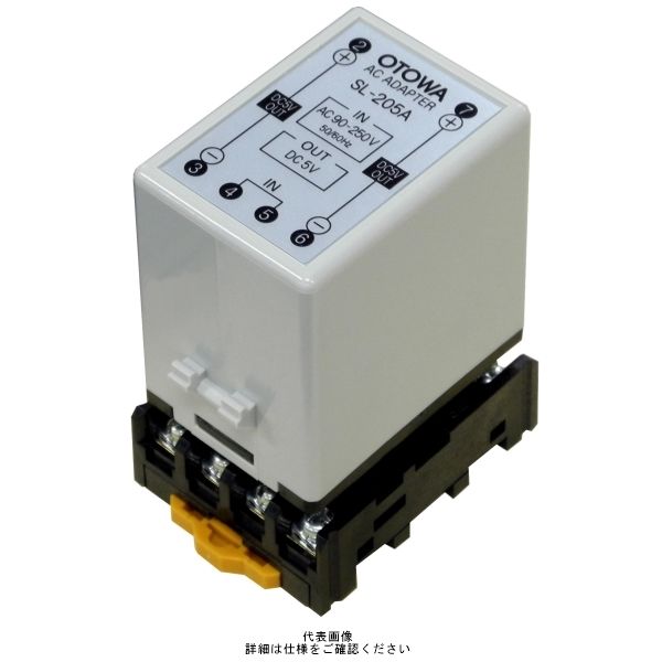 音羽電機工業 信号回線用SPD(スリムタイプ)オプション品 SLー205A SL-205A 1台（直送品）