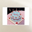 Brthday card 誕生日カード2枚set