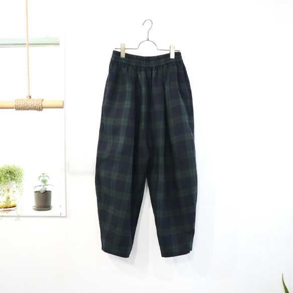 double cloth big pocket pants