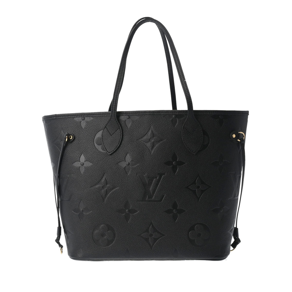 LOUIS VUITTON ルイヴィトン モノグラムアンプラント ネヴァーフル MM  ノワール M45685 ユニセックス レザー トートバッグ 新同 中古 