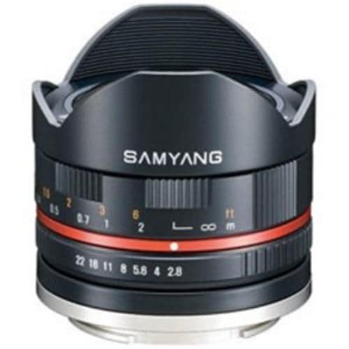 SAMYANG 交換レンズ 8mm F2.8 UCM FisheyeII APS-C用【FUJIFILM Xマウント】(ブラック)