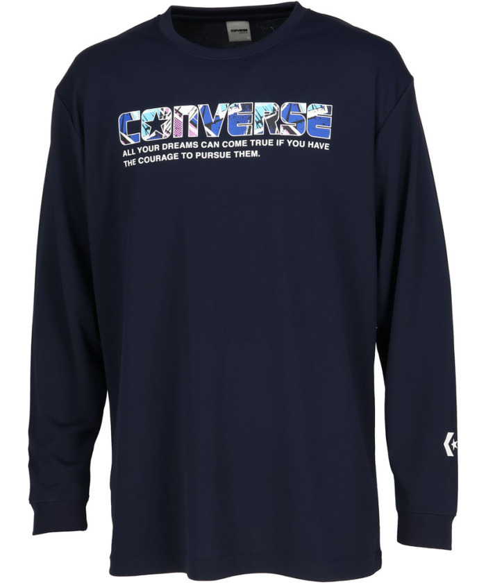 CONVERSE/CONVERSE コンバース バスケット プリントロングスリーブシャツ Tシャツ･･･