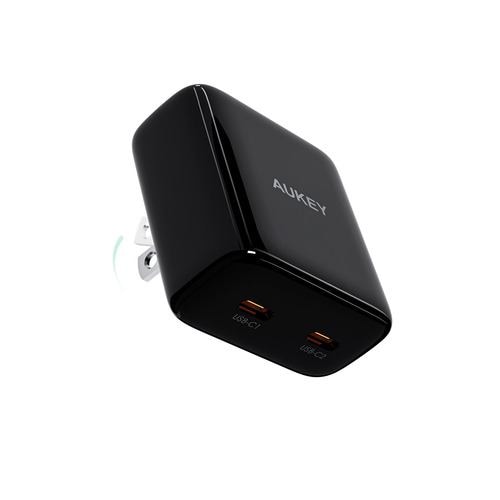 AUKEY PA-U4-BK USB充電器 Minima Duo 35W [USB-C 2ポート] ブラック