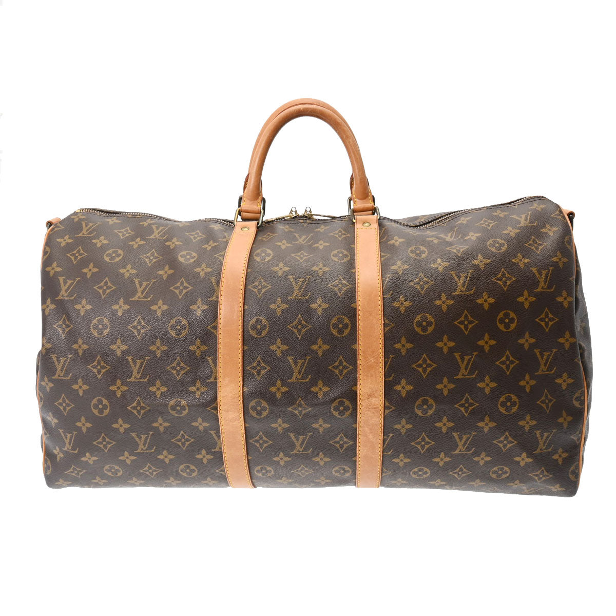 LOUIS VUITTON ルイヴィトン モノグラム キーポル バンドリエール 55 ブラウン M41414 ユニセックス モノグラムキャンバス ボストンバッグ Bランク 中古 