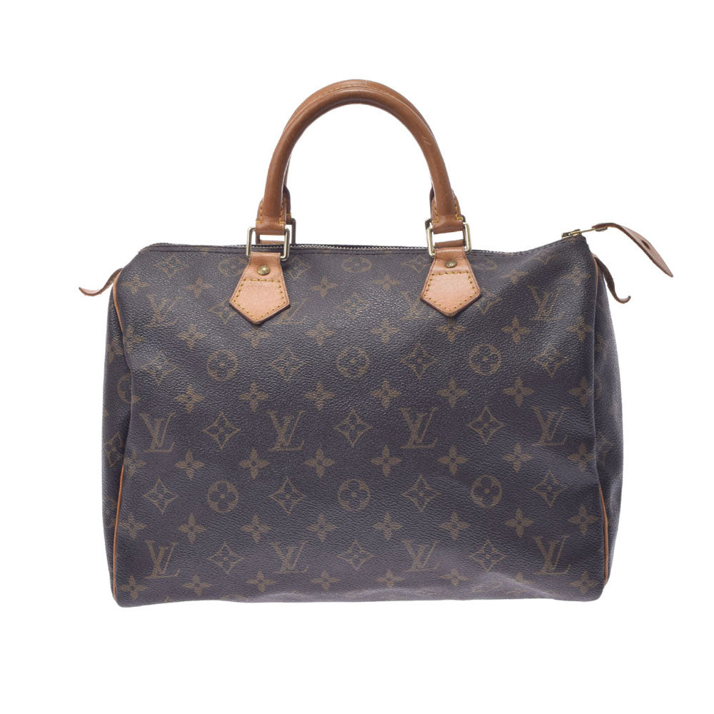 LOUIS VUITTON ルイヴィトン モノグラム スピーディ30　 ブラウン M41526 ユニセックス モノグラムキャンバス ハンドバッグ Bランク 中古 