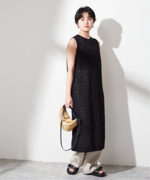 【ADAWAS/アダワス】 ADWS－308－15/CROCHET KNIT LAYERED：ワンピース