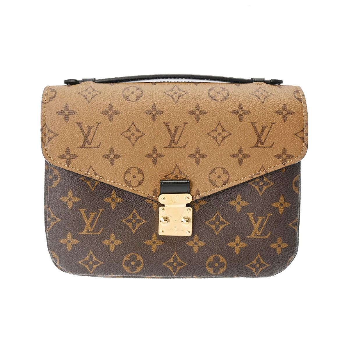 LOUIS VUITTON ルイヴィトン モノグラムリバース ポシェットメティス MM ブラウン M44876 レディース モノグラムリバース キャンバス 2WAYバッグ Aランク 中古 