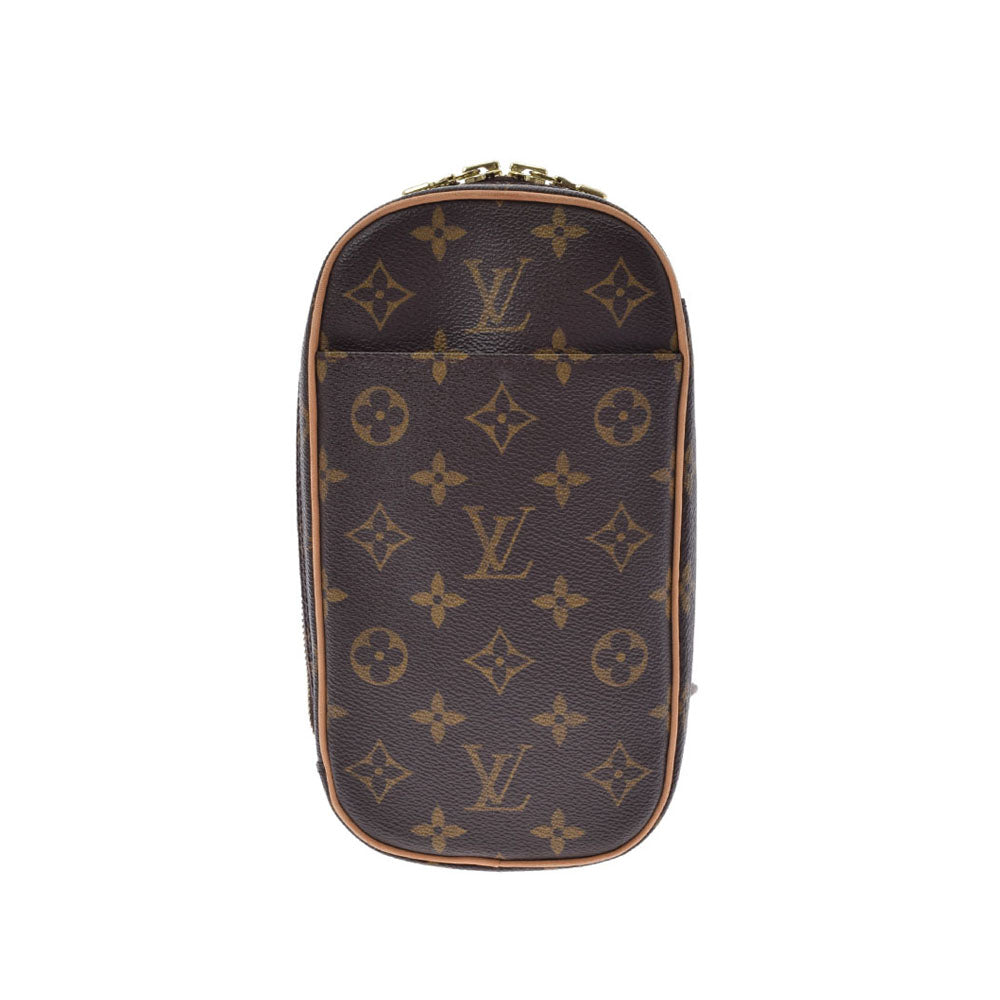 LOUIS VUITTON ルイヴィトン モノグラム ポシェットガンジュ ブラウン M51870 ユニセックス モノグラムキャンバス ボディバッグ ABランク 中古 