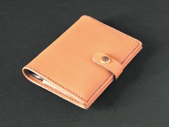 BISINESS CARD CASE CAMEL