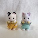 Sylvanian Families  beads  flower collar : : : シルバニア用ビーズフラワーつけ襟