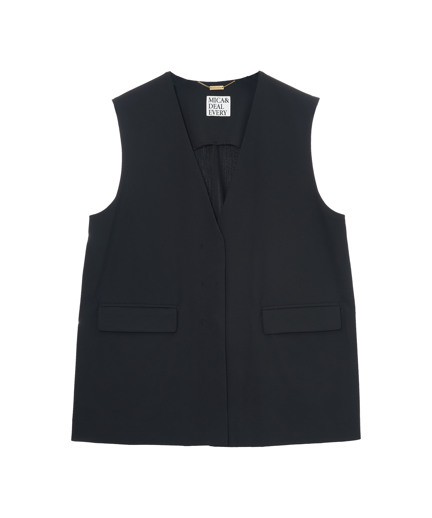 マイカアンドディール/【セットアップ対応商品】v－neck vest