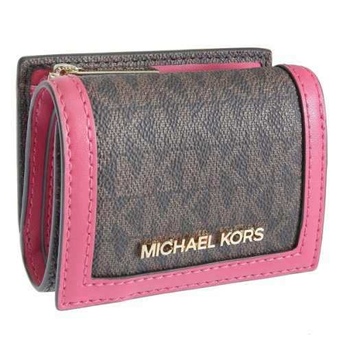 MICHAEL KORS マイケルコース JET SET TRAVELTRI FOLD ZIP WALLET ジェットセット トラベル ジップウォレット エクス