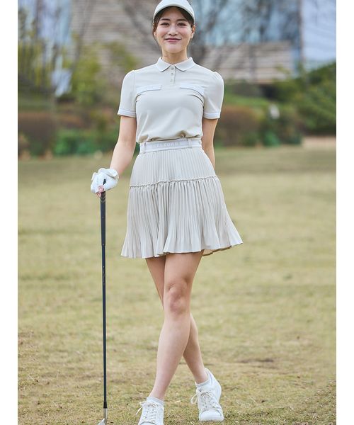 CELFORD/【CELFORD GOLF】ジャガードプリーツスカート