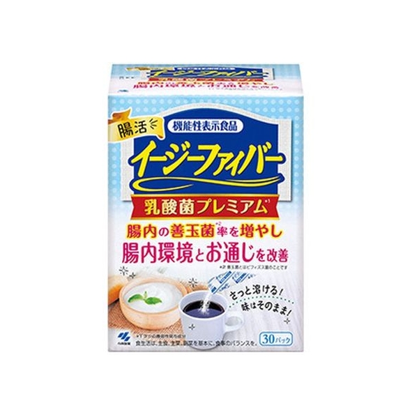 小林製薬 イージーファイバー 乳酸菌プレミアム 30パック入 FCM5796