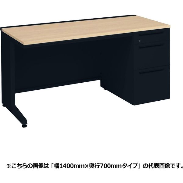 オカムラ アドバンス 片袖机 3段(B5)  引出し付 標準  幅1200×奥行700×高さ720mm 3V1NAJ