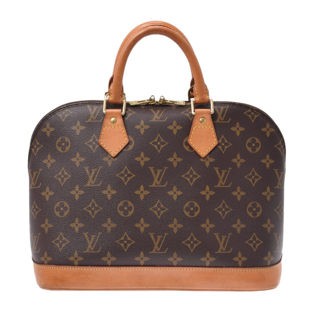 LOUIS VUITTON ルイヴィトン モノグラム アルマ  ブラウン M51130 レディース モノグラムキャンバス ハンドバッグ Bランク 中古 