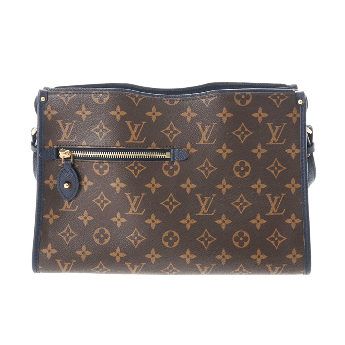 LOUIS VUITTON ルイヴィトン モノグラム ポパンクールPM マリーヌ M43434 レディース モノグラムキャンバス ハンドバッグ Aランク 中古 