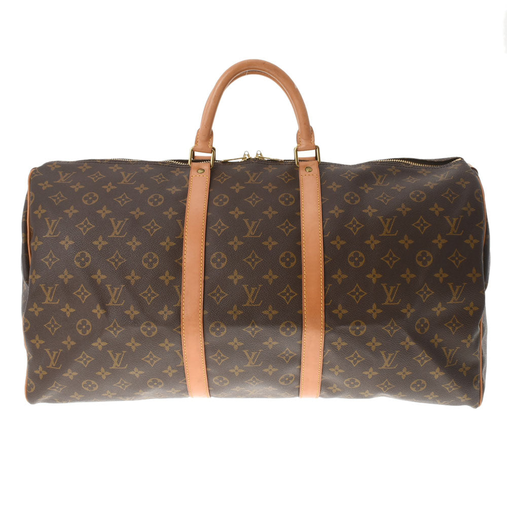 LOUIS VUITTON ルイヴィトン モノグラム キーポル55 ブラウン M41424 ユニセックス モノグラムキャンバス ボストンバッグ Bランク 中古 