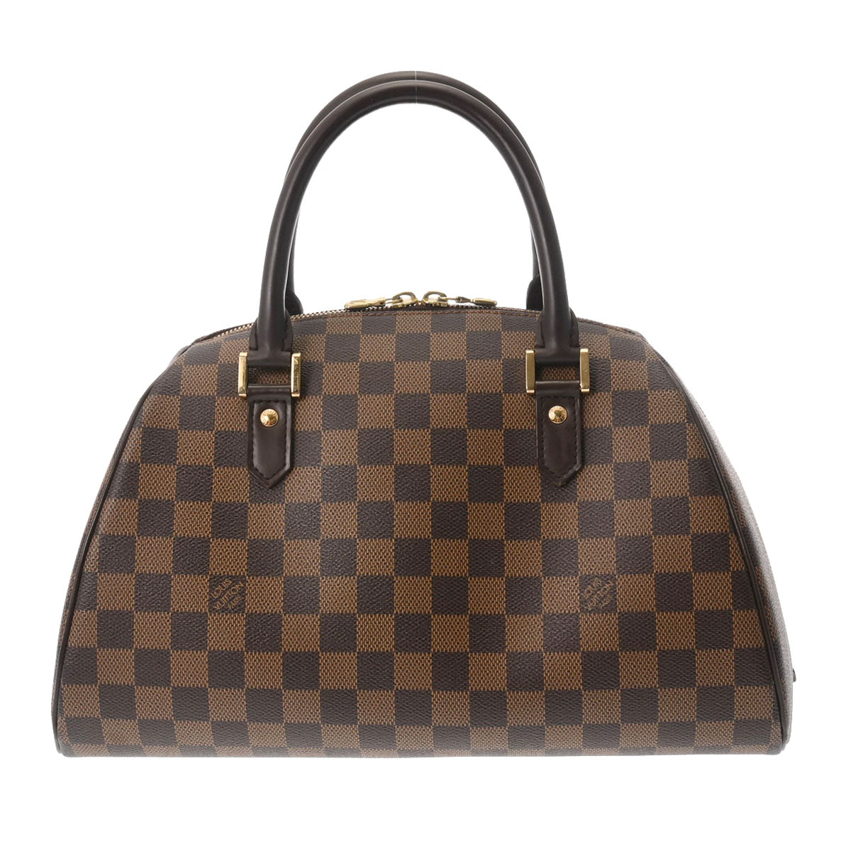 LOUIS VUITTON ルイヴィトン ダミエ リベラ MM ブラウン N41434 レディース ダミエキャンバス ハンドバッグ ABランク 中古 