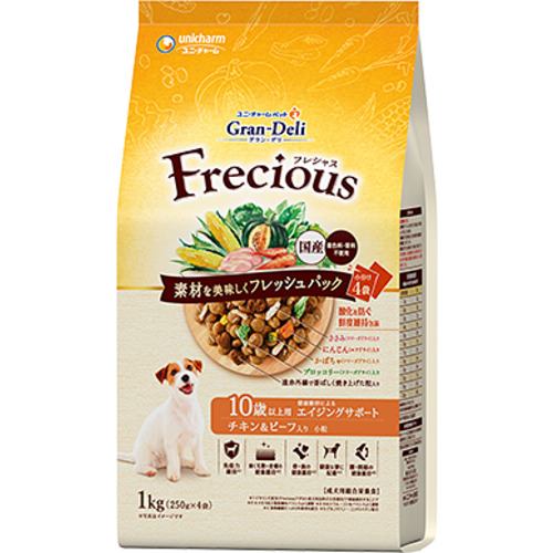 ユニ・チャーム グラン・デリ Frecious10歳以上用チキン&ビーフ 1kg