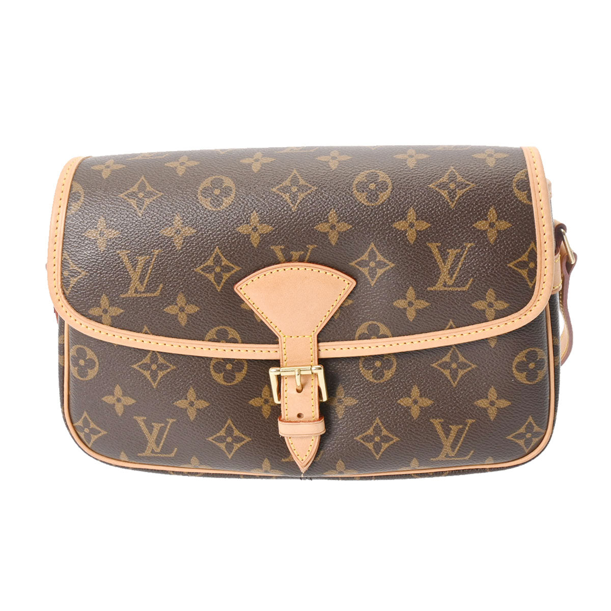 LOUIS VUITTON ルイヴィトン モノグラム ソローニュ ブラウン M42250 レディース モノグラムキャンバス ショルダーバッグ ABランク 中古 