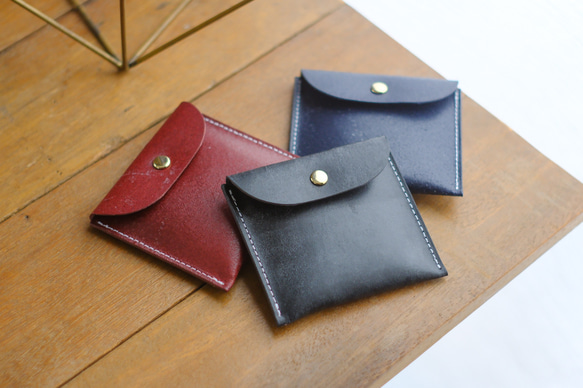 《BRIDLELEATHER》素朴な革のポチ袋　1個  《3colors》