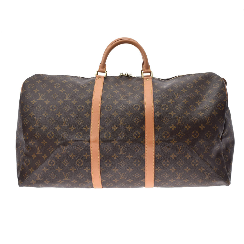 LOUIS VUITTON ルイヴィトン モノグラム キーポル 60 ブラウン M41422 ユニセックス モノグラムキャンバス ボストンバッグ ABランク 中古 