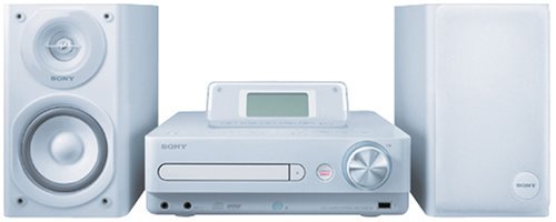 SONY HDD/CD対応 ハードディスクコンポ HDD80GB CMT-E300HD/W ホワイト【中古品】