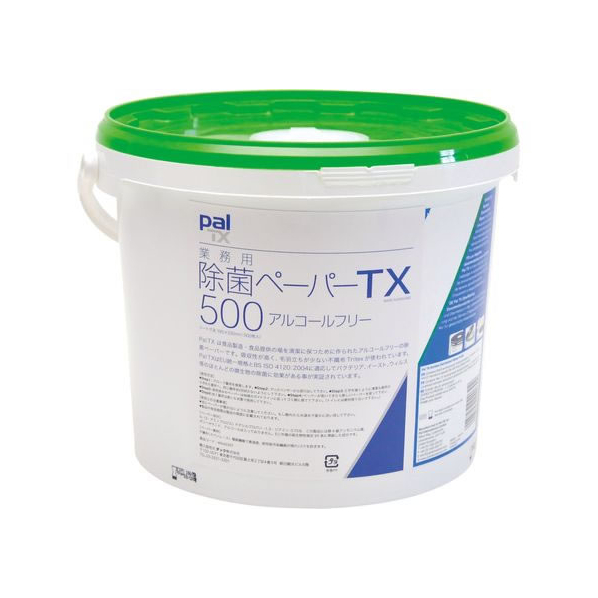 Pal パル 除菌ペーパーTX バケツタイプ 500枚入 W64230T FC917LB-1025550