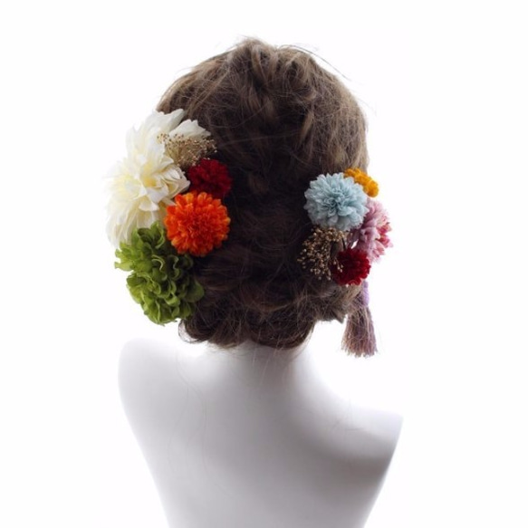 head dress* Wasou dahlia