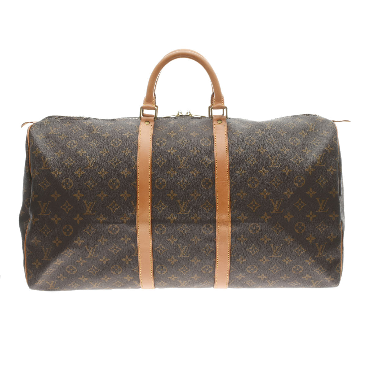 LOUIS VUITTON ルイヴィトン モノグラム キーポル 55 ブラウン M41424 ユニセックス モノグラムキャンバス ボストンバッグ Bランク 中古 