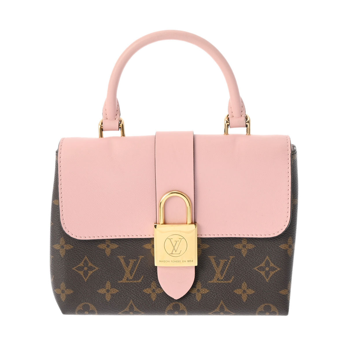 LOUIS VUITTON ルイヴィトン モノグラム ロッキーBB ブラウン/ローズプードル Ｍ44322 レディース モノグラムキャンバス 2WAYバッグ Aランク 中古 