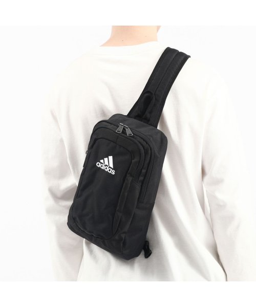 アディダス ボディバッグ adidas 大きめ A5 6L ショルダーバッグ スポーツ キッズ 中学生 高校生 斜めがけ ワンショルダーバッグ 63792