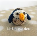 Little garden あみぐるみ とり　ふくろう　ストラップ　B-19-4