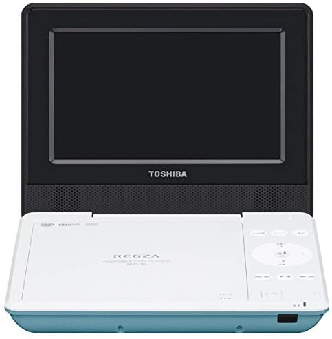 東芝 7型ポータブルDVDプレーヤーグリーンCPRM対応TOSHIBA REGZA レグザポータブルプレーヤー SD-P710SG【中古品】