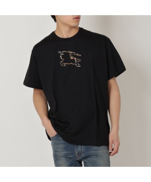 バーバリー Tシャツ カットソー ブラック メンズ BURBERRY 8070681 A1189