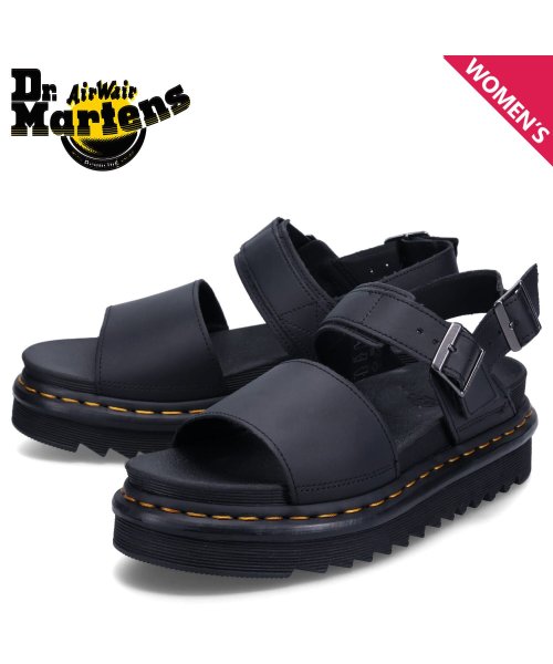 ドクターマーチン Dr.Martens サンダル ストラップサンダル レディース VOSS STRAP SANDALS ブラック 黒 24233001