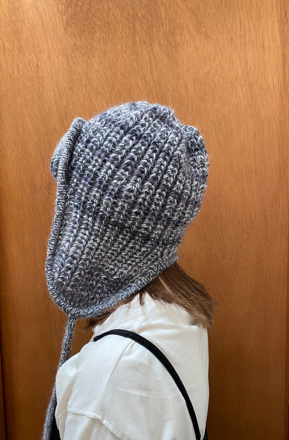 ear cover knit cap / unisex